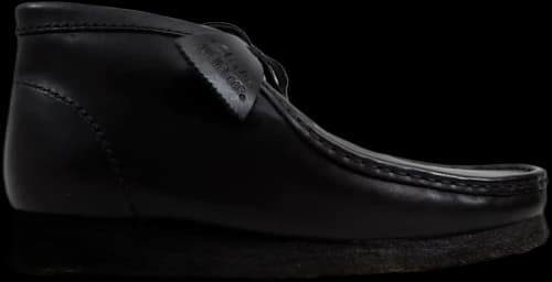 Clarks Wallabee Boot Black Leather