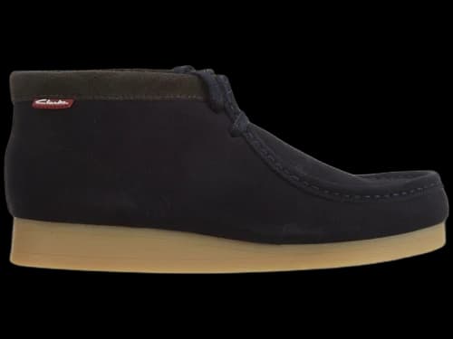 Clarks Stinson Hi Blue Suede