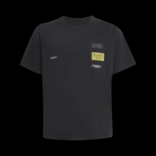 MM6 Maison Margiela T-Shirt With Labels 'Black'