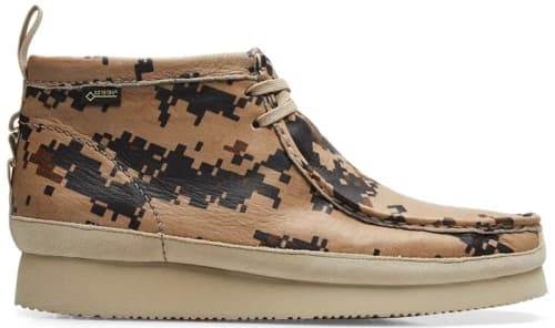 Clarks Wallabee GTX END. Digi Camo Earth Pixel