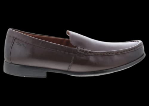 Clarks Claude Plain Dark Brown