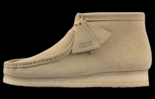 Clarks Wallabee Boots 'Beige Suede'
