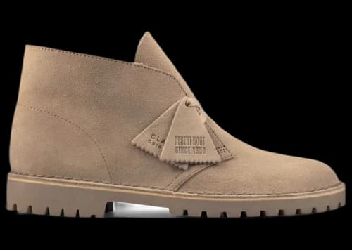 Clarks Originals Desert Rock Boot Sand Suede