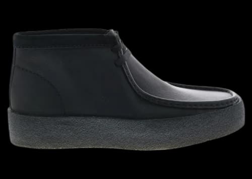 Clarks Originals Wallabee Cup Boot Black Leather