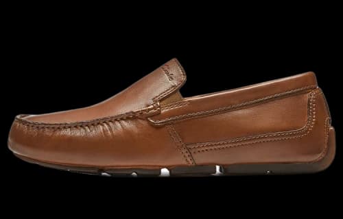 Clarks Markman Plain Tan Leather