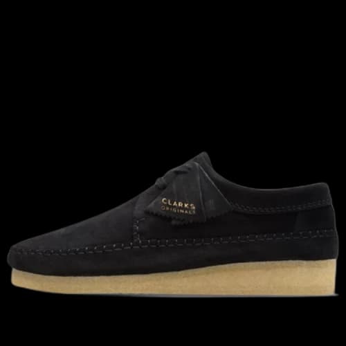 Clarks Weaver Suede 'Black'