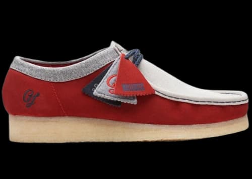 Clarks Originals Wallabee VCY Combi Red Grey