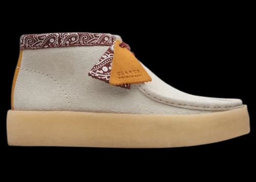 Clarks Originals Wallabee Cup Boot White Interest