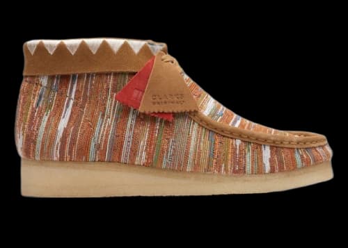 Clarks Originals Wallabee Boot Ginger Fabric