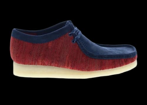 Clarks Originals Wallabee Boot Red Fabric