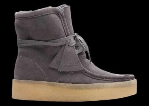 Clarks Originals Wallabee Cup Hi Grey (Women's)