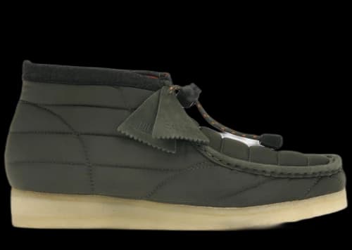 Clarks Originals Wallabee Boot Khaki Quilted
