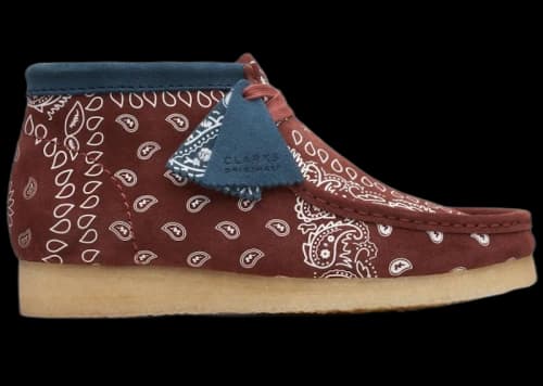 Clarks Originals Wallabee Boot Brick Paisley
