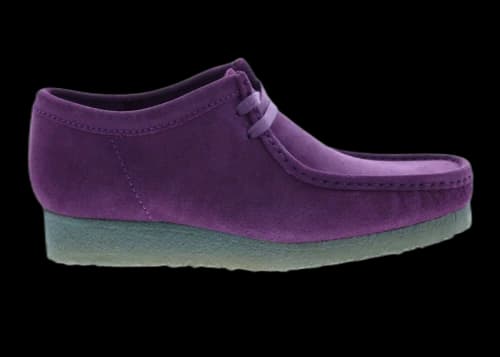 Clarks Originals Wallabee Boot Purple Green