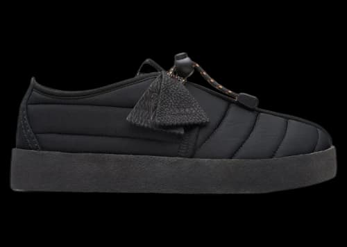 Clarks Originals Trek Cup Black Quilted