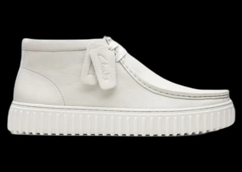 Clarks Originals Torhill Hi White Leather