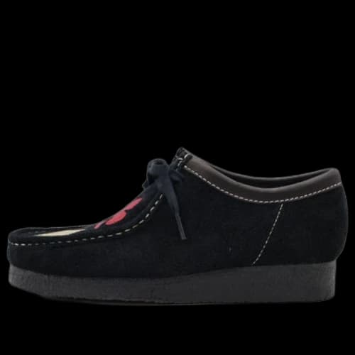 Clarks x Stussy Wallabee 'Black Suede'
