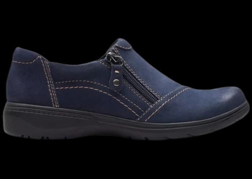 Clarks Carleigh Ray Navy Nubuck (Women's)