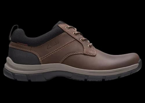 Clarks Walpath Low Waterproof Brown Leather