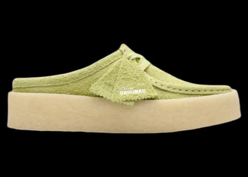 Clarks Originals Wallabee Cup Lo Lime Hairy Suede (Women's)