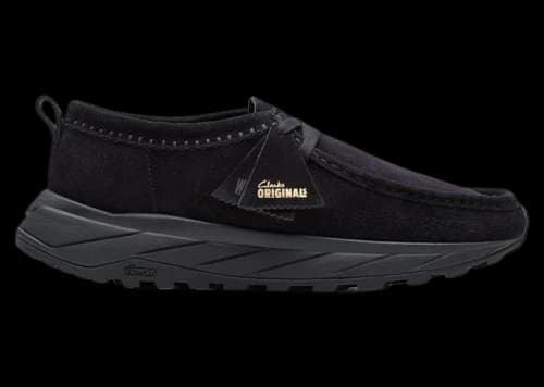 Clarks Originals Walla Eden Lo Black Suede