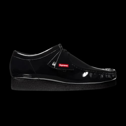 Clarks Supreme x Wallabee 'Patent Leather Pack - Black'
