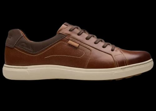 Clarks Mapstone Lace Tan Leather