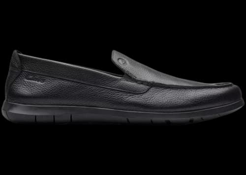 Clarks Flexway Step Black Leather
