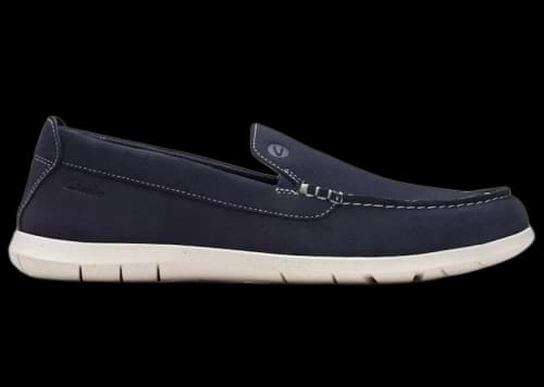 Clarks Flexway Step Navy Suede