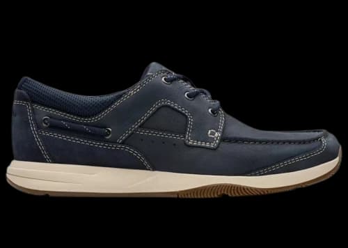 Clarks Sailview Lace Navy Nubuck