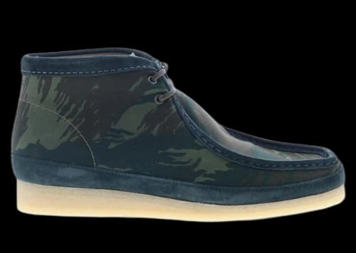 Clarks Originals Wallabee Boot Green Camouflage