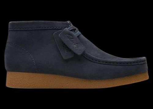 Clarks Originals Wallabee Evo Boot Navy Suede