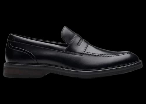 Clarks Aldwin Step Black Leather