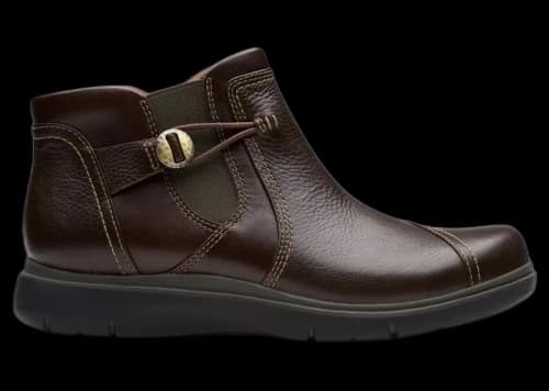 Clarks Certina Joy Dark Brown Leather (Women's)