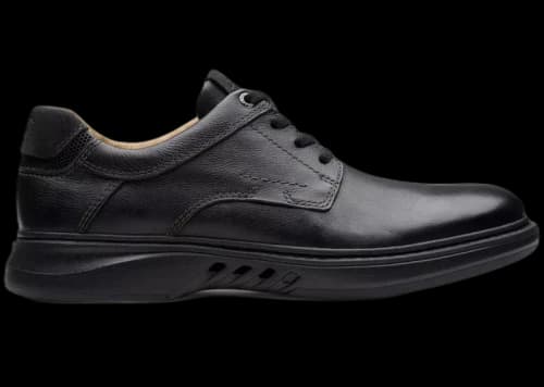 Clarks Un Briley Pace Black Leather