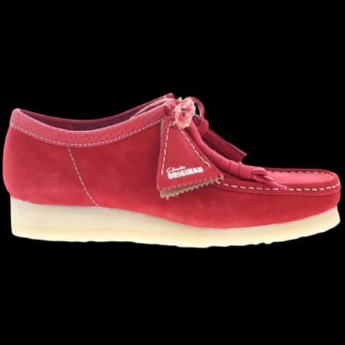 Clarks Originals Wallabee Red Suede