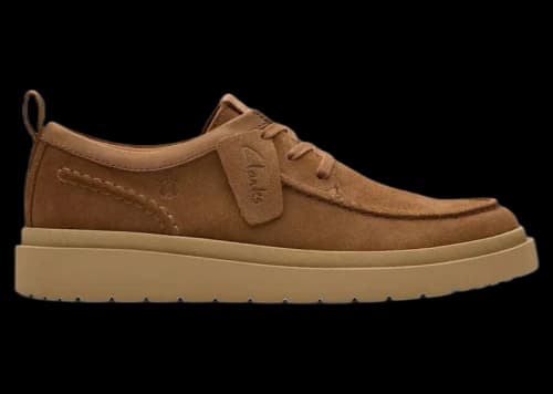 Clarks Polden Moc Cola Suede