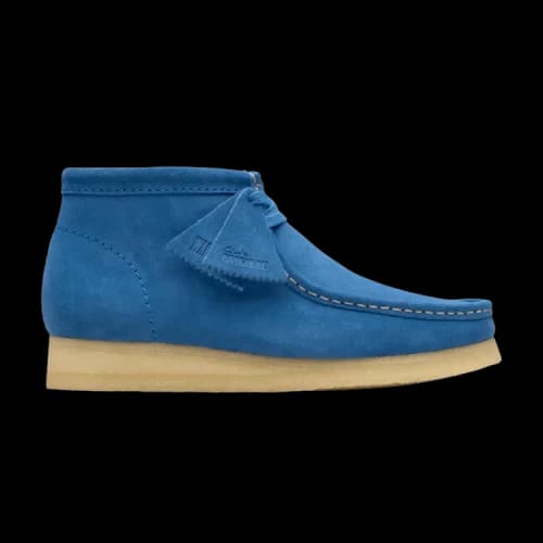 Clarks Originals Wallabee Boot Blue Suede