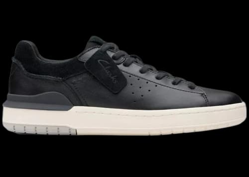 Clarks Courtlite 2 Run Black Leather