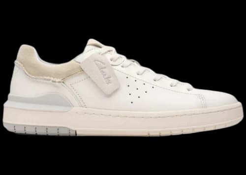 Clarks Courtlite 2 Run White Leather