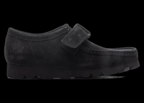 Clarks Originals Wallabee Strap Needles Black