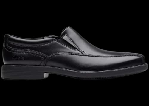 Clarks Dresslite Step Black Leather