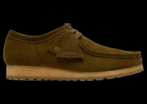 Clarks Originals Wallabee RB Olive Suede