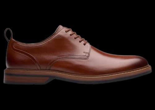 Clarks Aldwin Lace Tan Leather