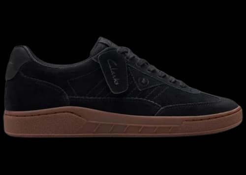 Clarks CraftRally Ace Black Suede