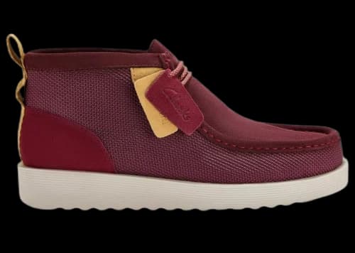 Clarks Wallabee FTR2 Boot Burgundy Combination