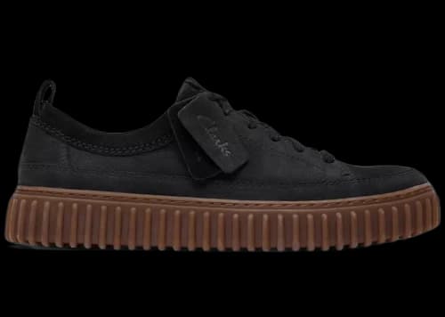 Clarks Torhill Lace Black Nubuck