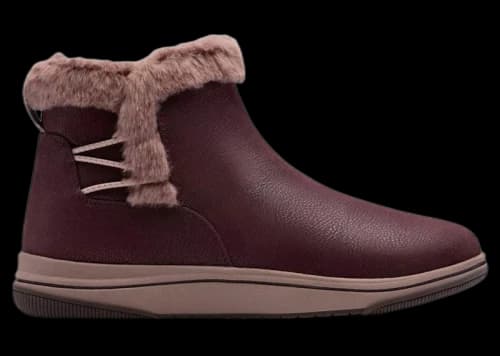 Clarks Breeze Fur Merlot (Women's)