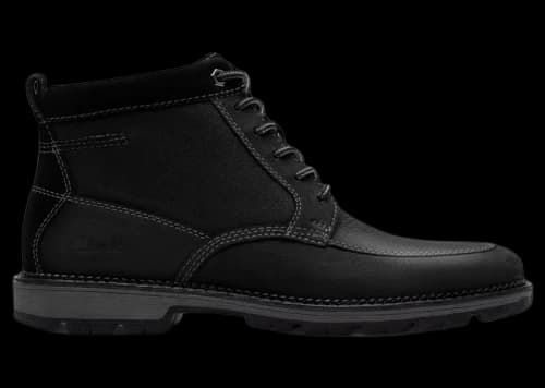 Clarks Maplewalk Rise Waterproof Black Leather