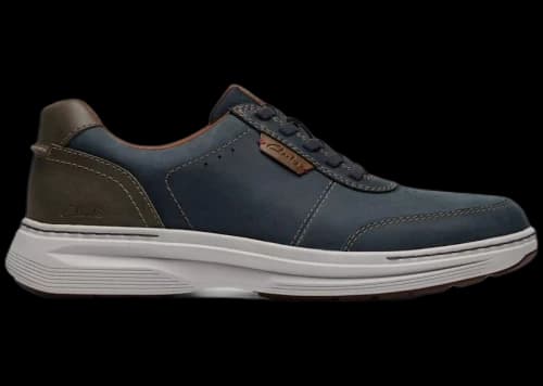 Clarks Craftwell Lace Navy Leather